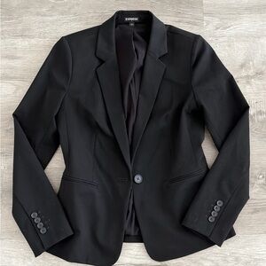 Express Women's Classic Black Suit Jacket
